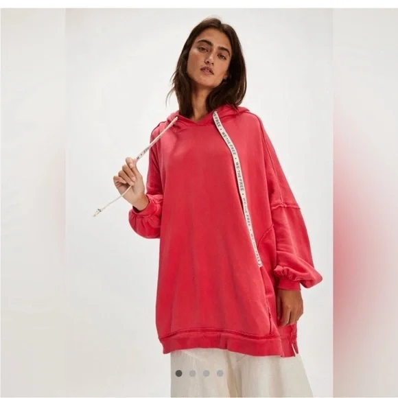 Free people we the free hoodie size small will fit large NWOT - Picture 2 of 8